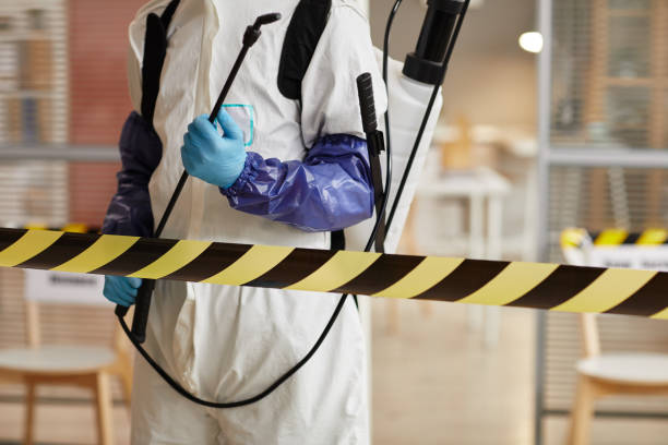 Professional Biohazard Cleanup technician working in Aberdeen, WA